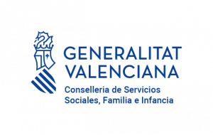 logo azul _Conselleria de Servicios Sociales, Familia e Infancia_pantone293_cast